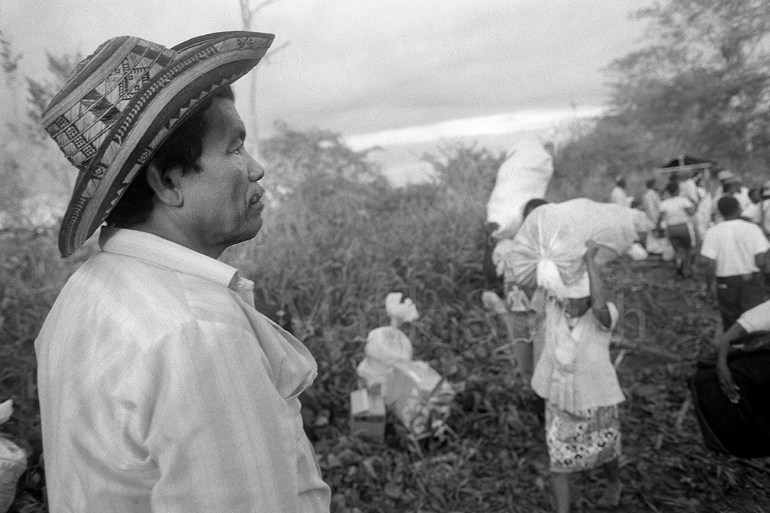 A man with a sombrero