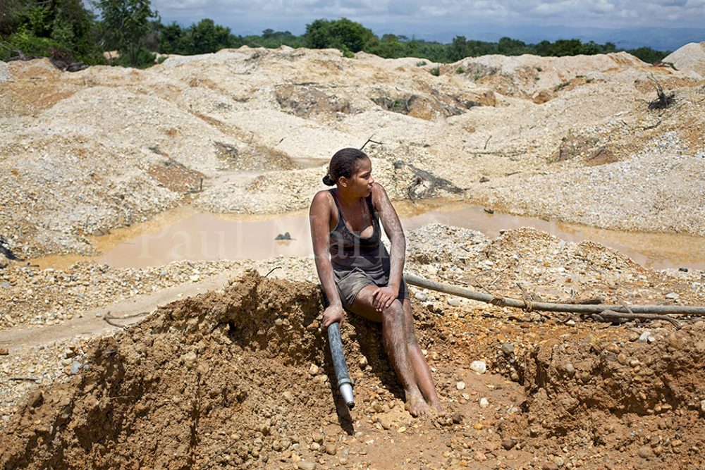 gold, mining, illegal, Colombia, opencast